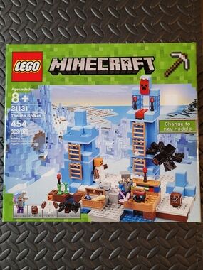 LEGO Minecraft 21131 The Ice Spikes, New & Factory Sealed, Retired & Very Rare